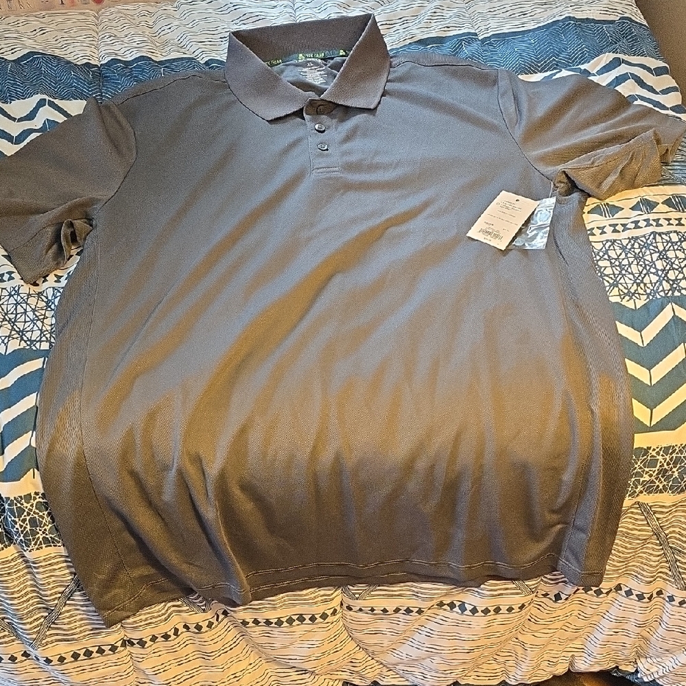 Tel Gear Men's Gray Polo Shirt